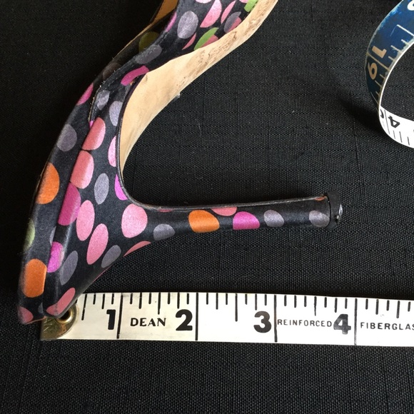 Jimmy Choo polka dot heels sandals size 39 (T85) - Picture 9 of 11